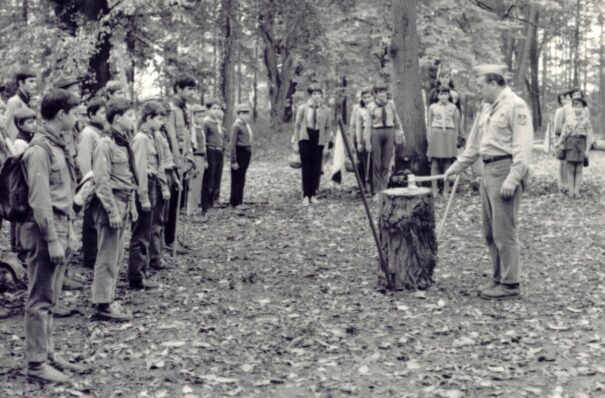 Střediskové závody 1970 na Zámečku. 