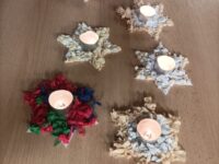 Vánoční přespání světlušek z 37. oddílu v klubovně